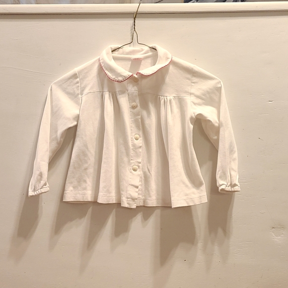 Girl's Button Down Soft Cotton Long-Sleeved Shirt. 4T. - Picture 1 of 1